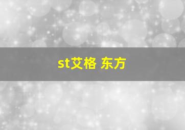 st艾格 东方